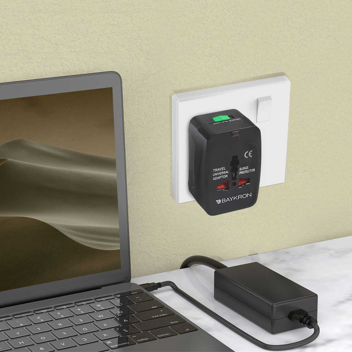 BASIC Universal Travel Adapter - Black