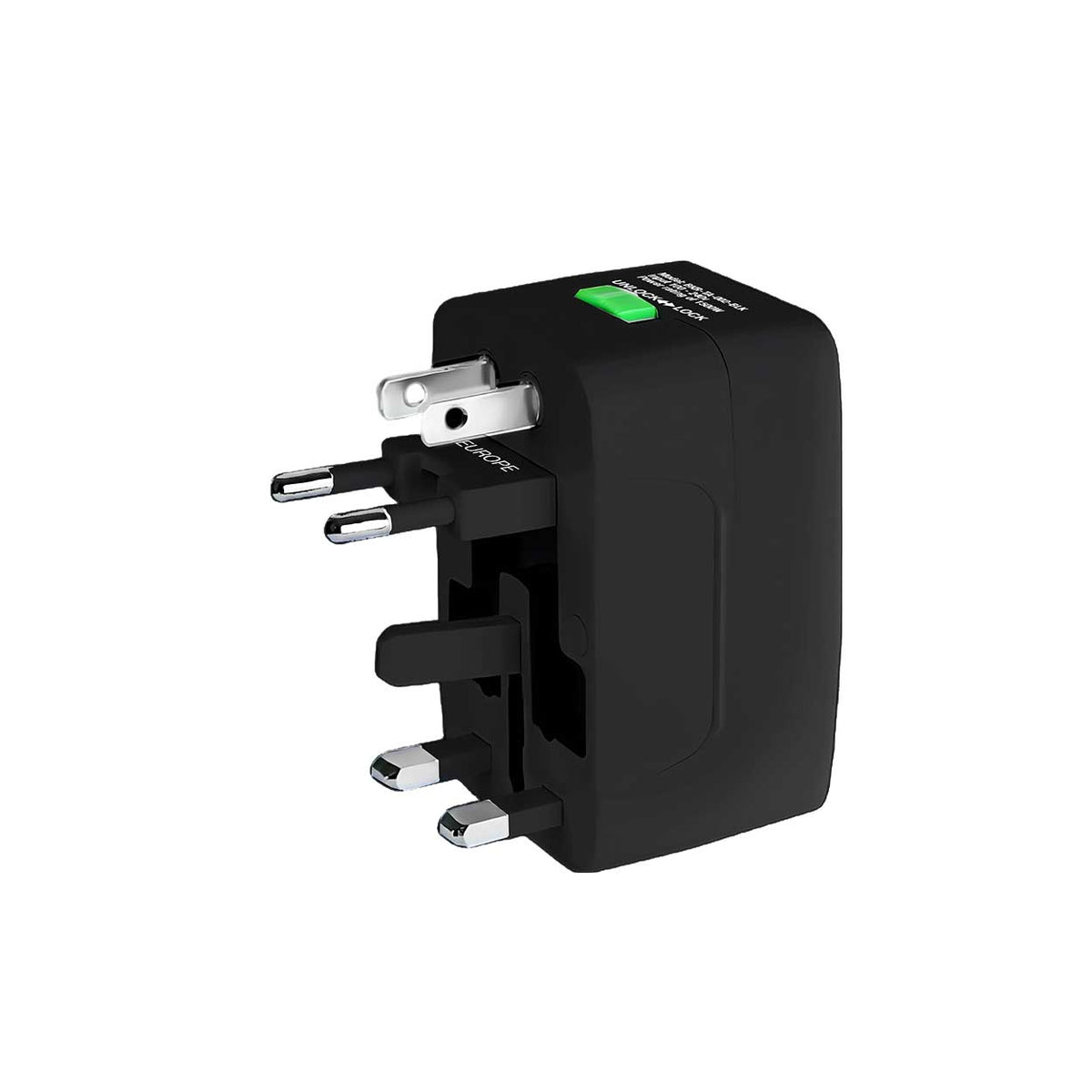 BASIC Universal Travel Adapter - Black