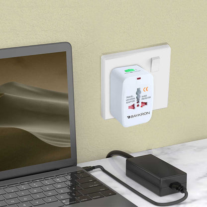 BASIC Universal Travel Adaptor - White
