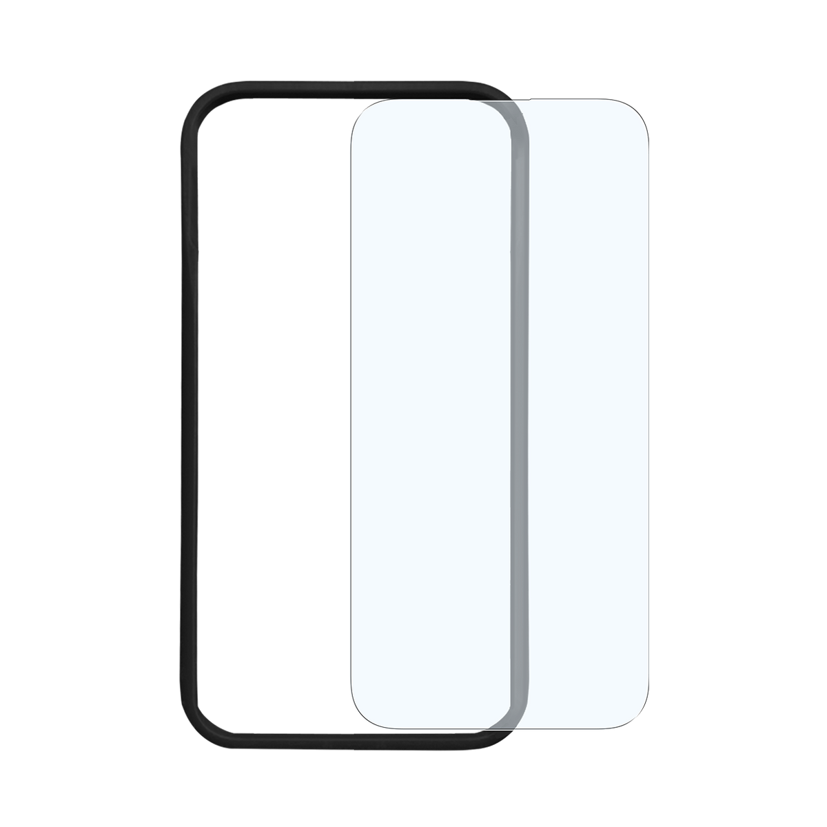 BAYKRON Smart Clear Tempered Glass Screen Protector for iPhone® 15 Plus 6.7". Includes Easy Screen Applicator