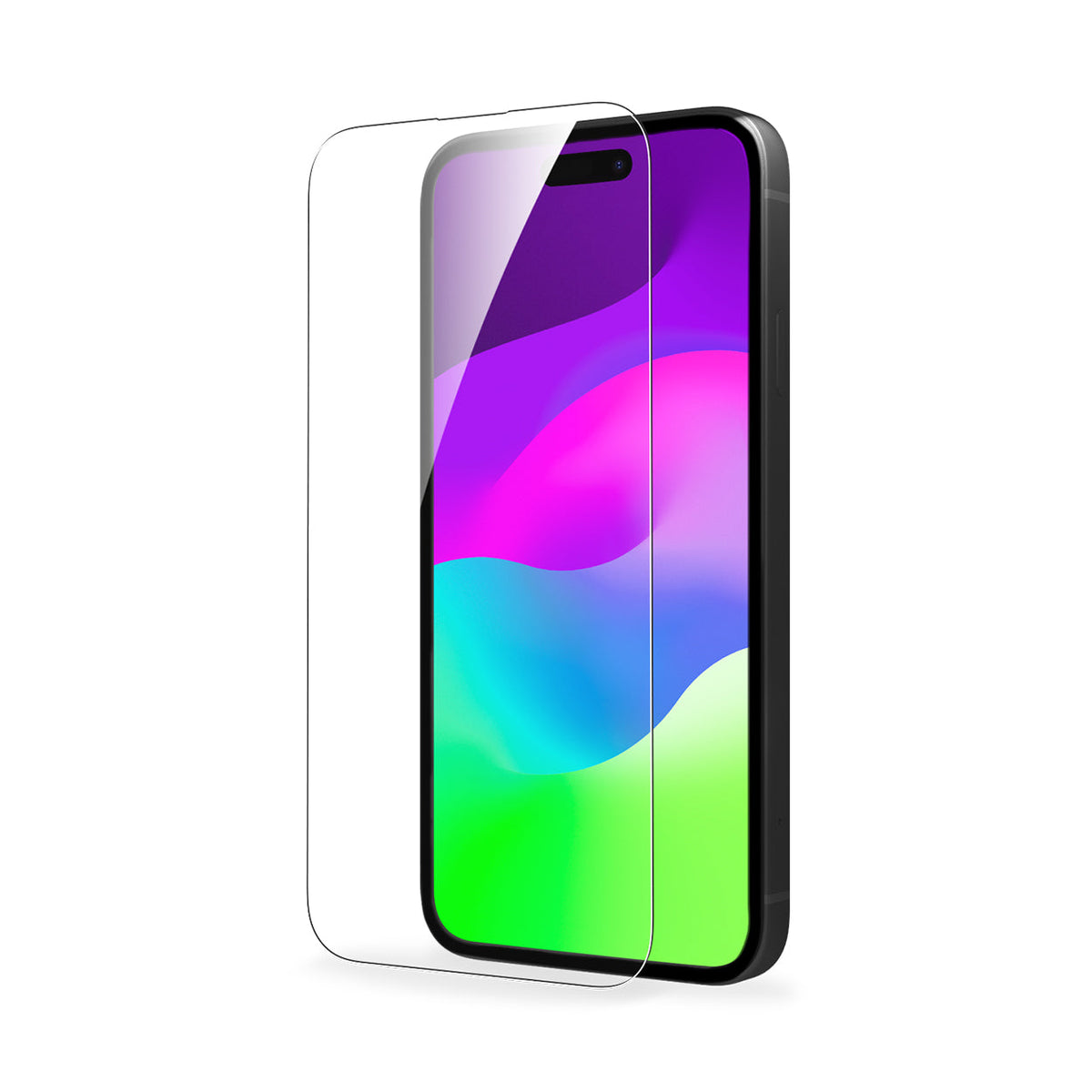 BAYKRON Smart Clear Tempered Glass Screen Protector for iPhone® 15 Plus 6.7". Includes Easy Screen Applicator