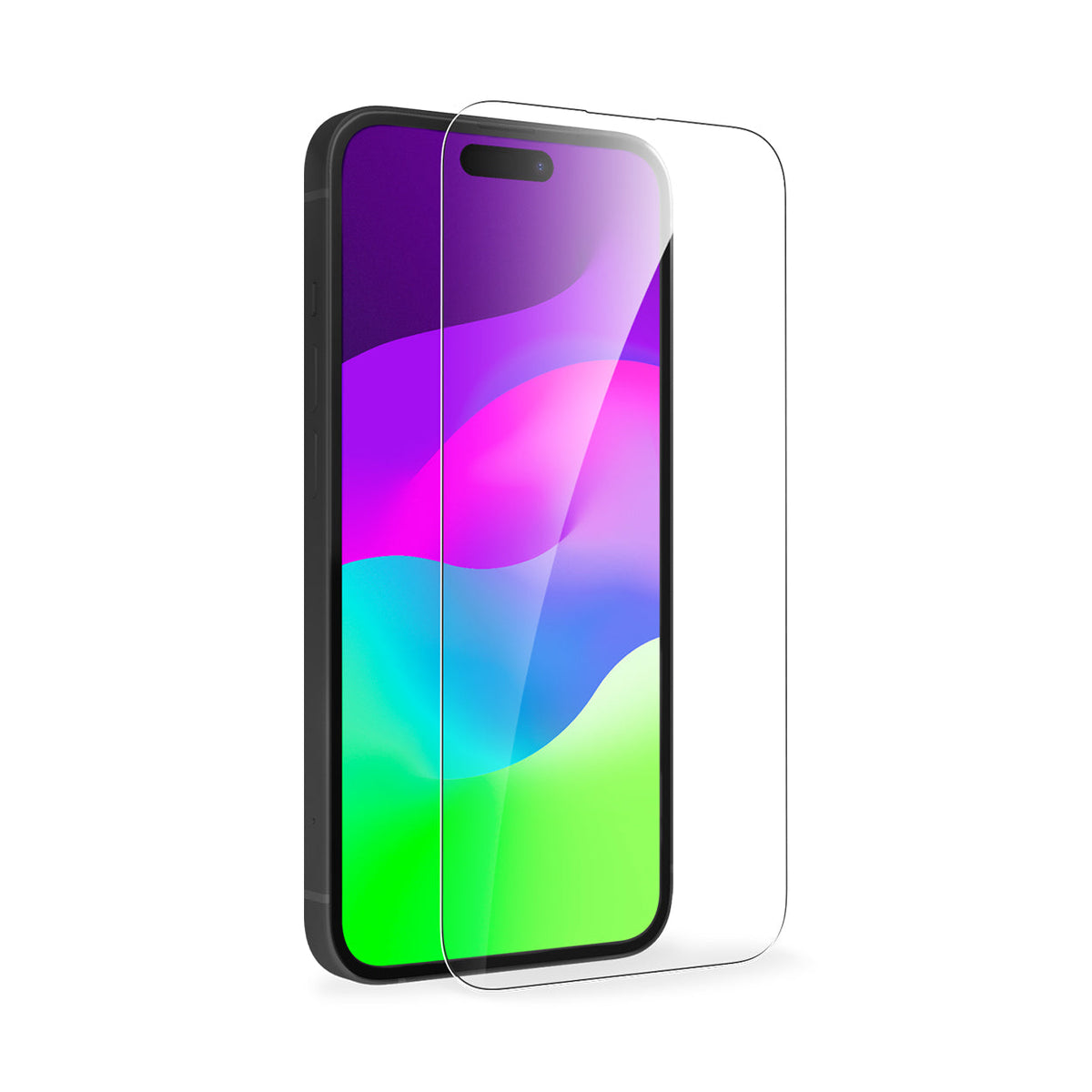 BAYKRON Smart Clear Tempered Glass Screen Protector for iPhone® 15 Plus 6.7". Includes Easy Screen Applicator