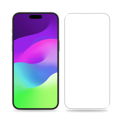BAYKRON Smart Clear Tempered Glass Screen Protector for iPhone® 15 Plus 6.7". Includes Easy Screen Applicator
