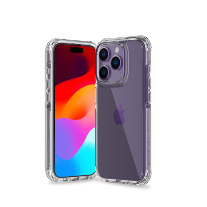 BAYKRON Premium AirTek Pro Case for iPhone® 15 Pro 6.1" with Air Cushion Shockproof Protection - Clear