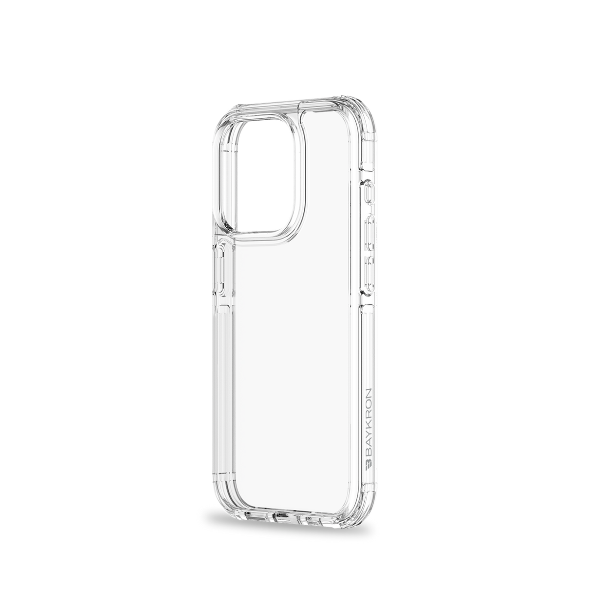 BAYKRON Premium AirTek Pro Case for iPhone® 15 Pro 6.1" with Air Cushion Shockproof Protection - Clear