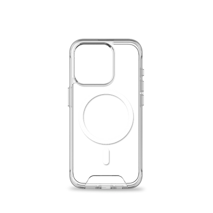 BAYKRON Smart Slim X Mag Case for iPhone 15 Pro Max 6.7" Air Cushion Shockproof Protection and MagSafe® Compatible - Clear