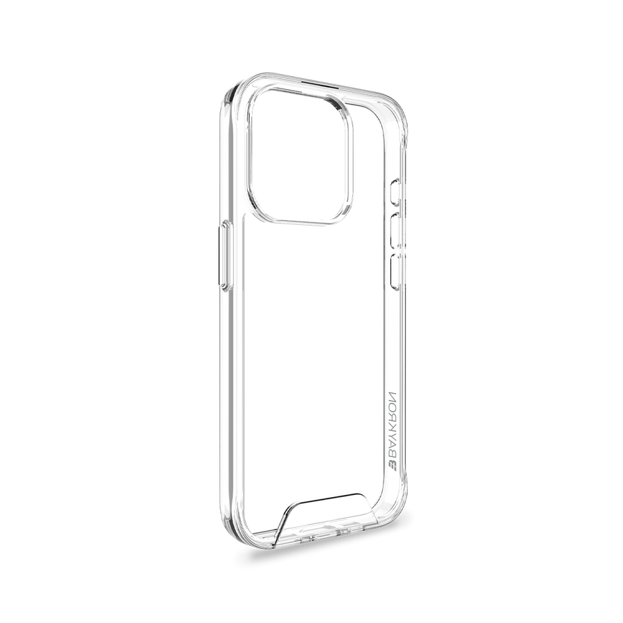 BAYKRON Smart Slim X Case for iPhone 15 Pro Max 6.7" Air Cushion Shockproof Protection - Clear