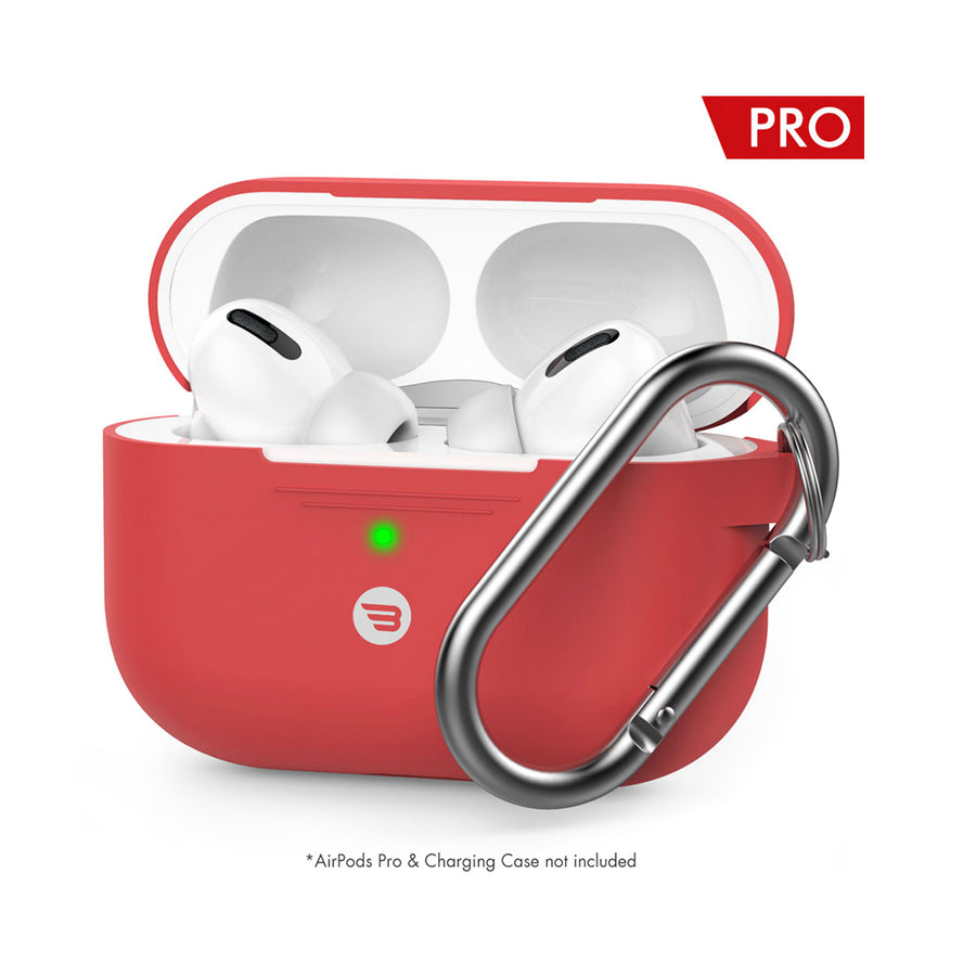 Protection Silicone pour Boitier AirPods Pro Rouge
