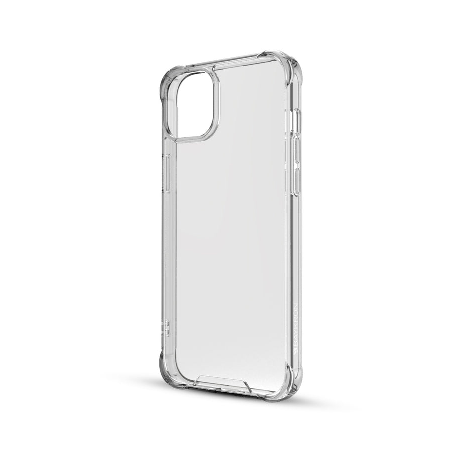 BAYKRON Premium Tough Case for iPhone® 14 Plus 6.7" with Deluxe Nylon Carry Strap - Shockproof and Anti-bacterial - Clear