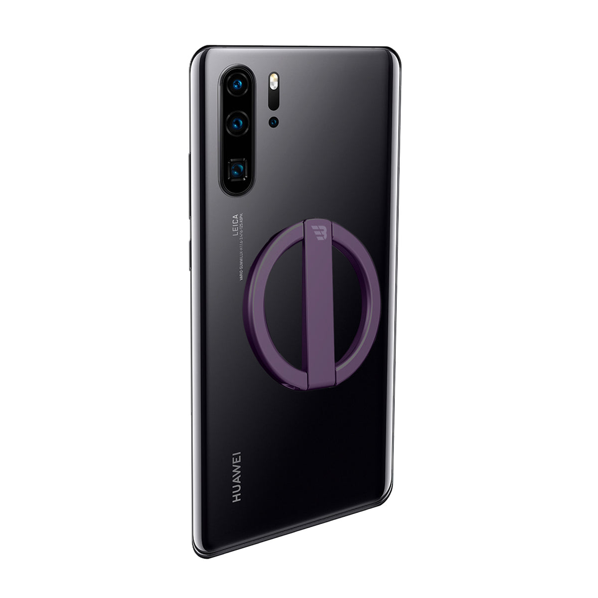 BAYKRON Premium Mag Stand Compact Magnetic Stand with included magnetic ring for all cases and smartphones - Purple