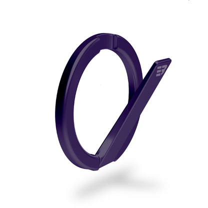BAYKRON Premium Mag Stand Compact Magnetic Stand with included magnetic ring for all cases and smartphones - Purple