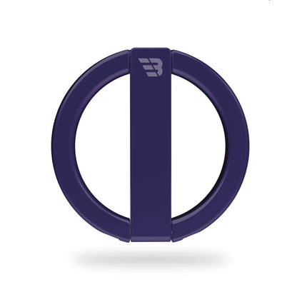 BAYKRON Premium Mag Stand Compact Magnetic Stand with included magnetic ring for all cases and smartphones - Purple
