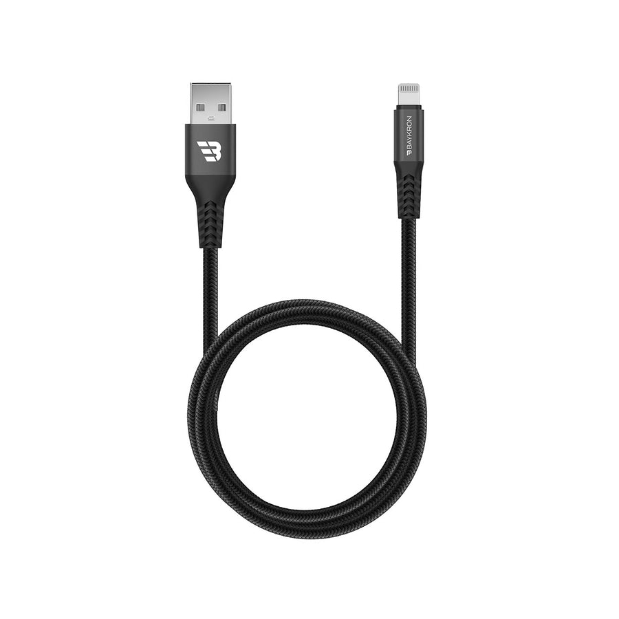 COMBO CABLE LIGHTNING MFI 1M + CHARGEUR VOITURE 2 USB 12W NOIRS - JAYM