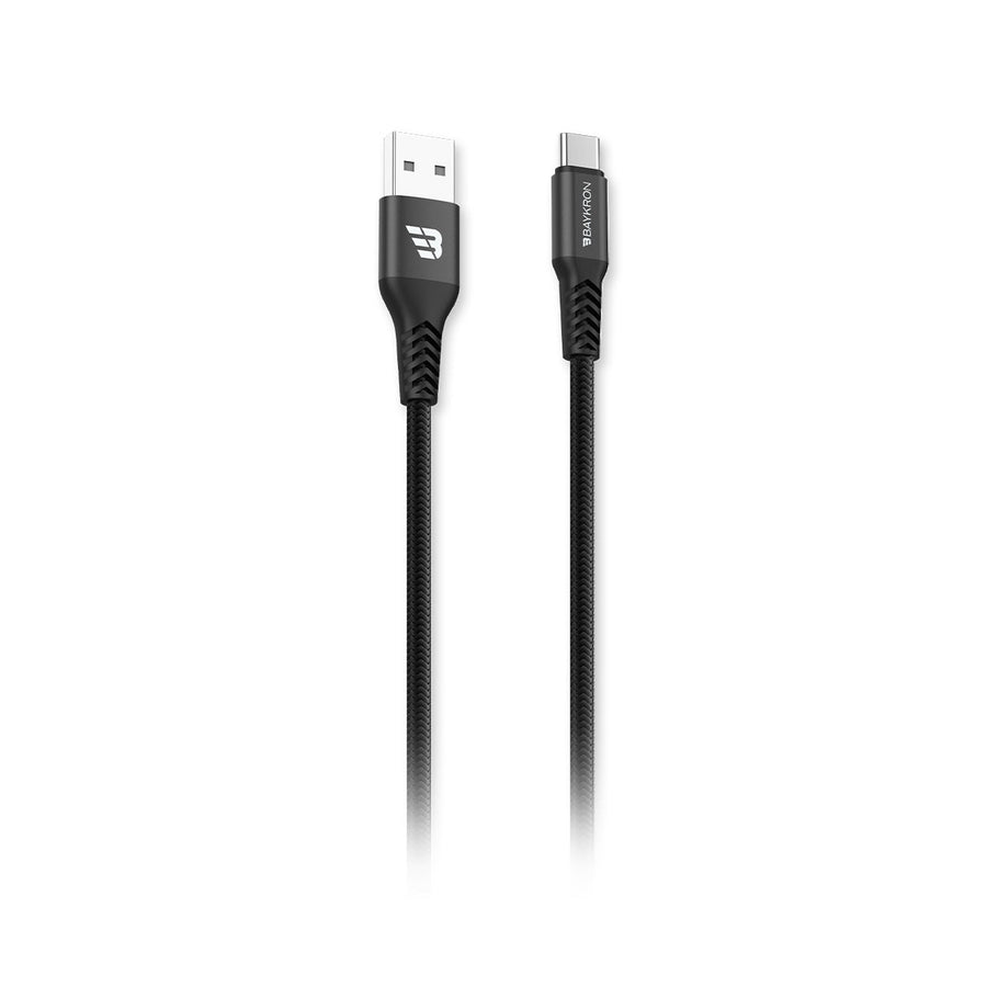 BAYKRON Premium 3M USB-A to USB-C 3.0A Charge and Sync Cable with Ultra Durable Bullet-Proof Aramid Fiber Exterior