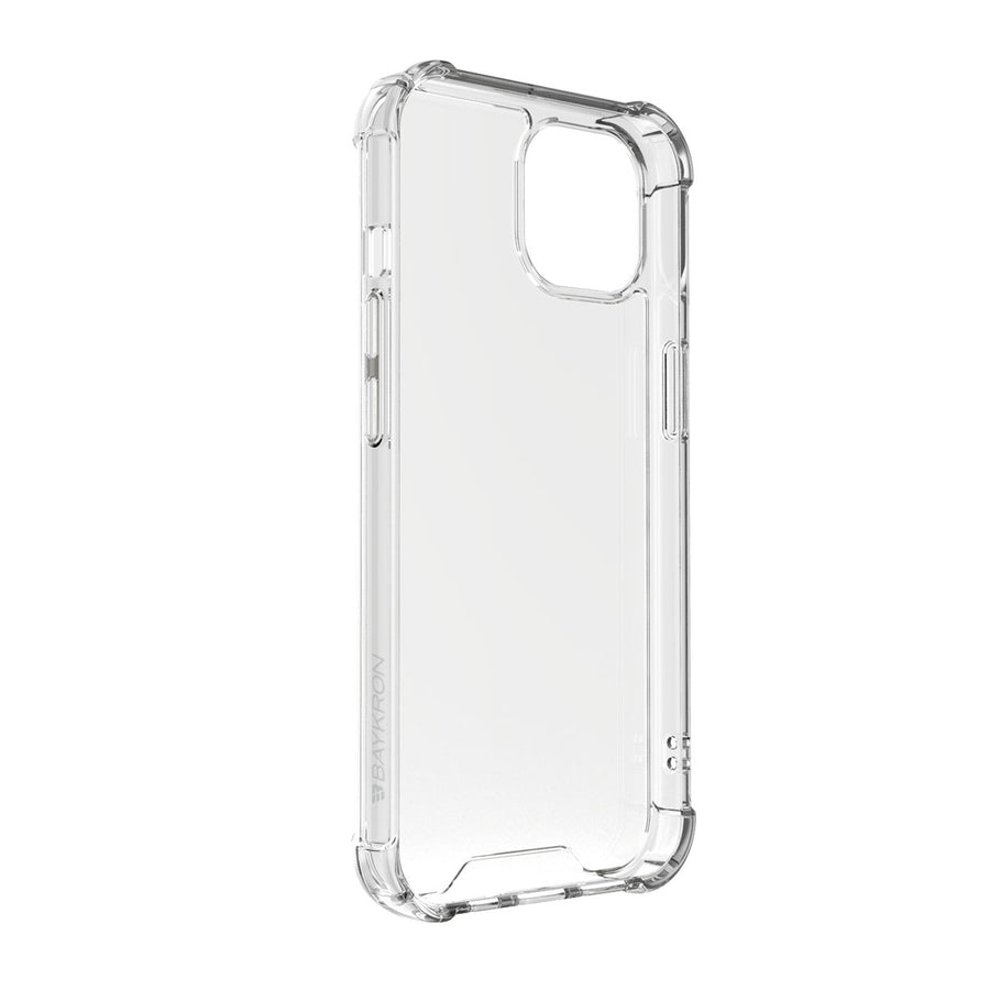 BAYKRON Smart Tough Case for iPhone 13 Pro 6.1" with Nylon Carry Strap - Shockproof, Crystal Clear with Anti-Yellowing Technology